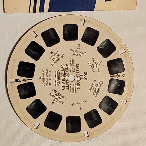 VINTAGE View Master The Matterhorn and Zermatt Switzerland St. Moritz SKI Reels - Picture 3 of 4